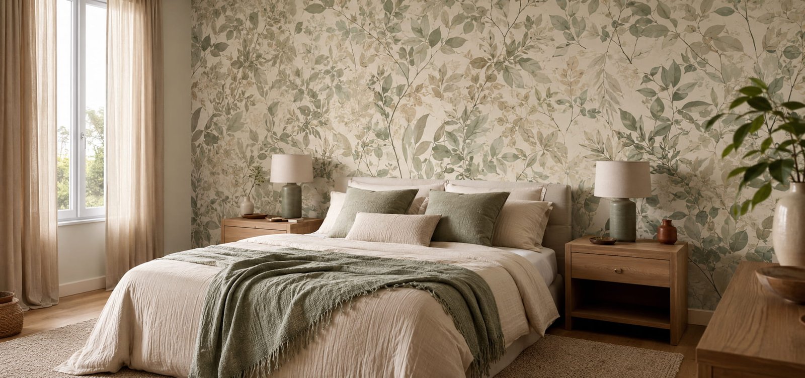 Papel de parede para quarto ideias para um ambiente acolhedor